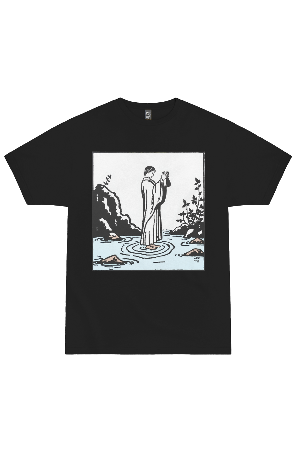 Aquarius Zodiac Woodcut Tee