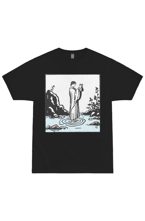 Aquarius Zodiac Woodcut Tee