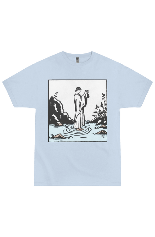 Aquarius Zodiac Woodcut Tee