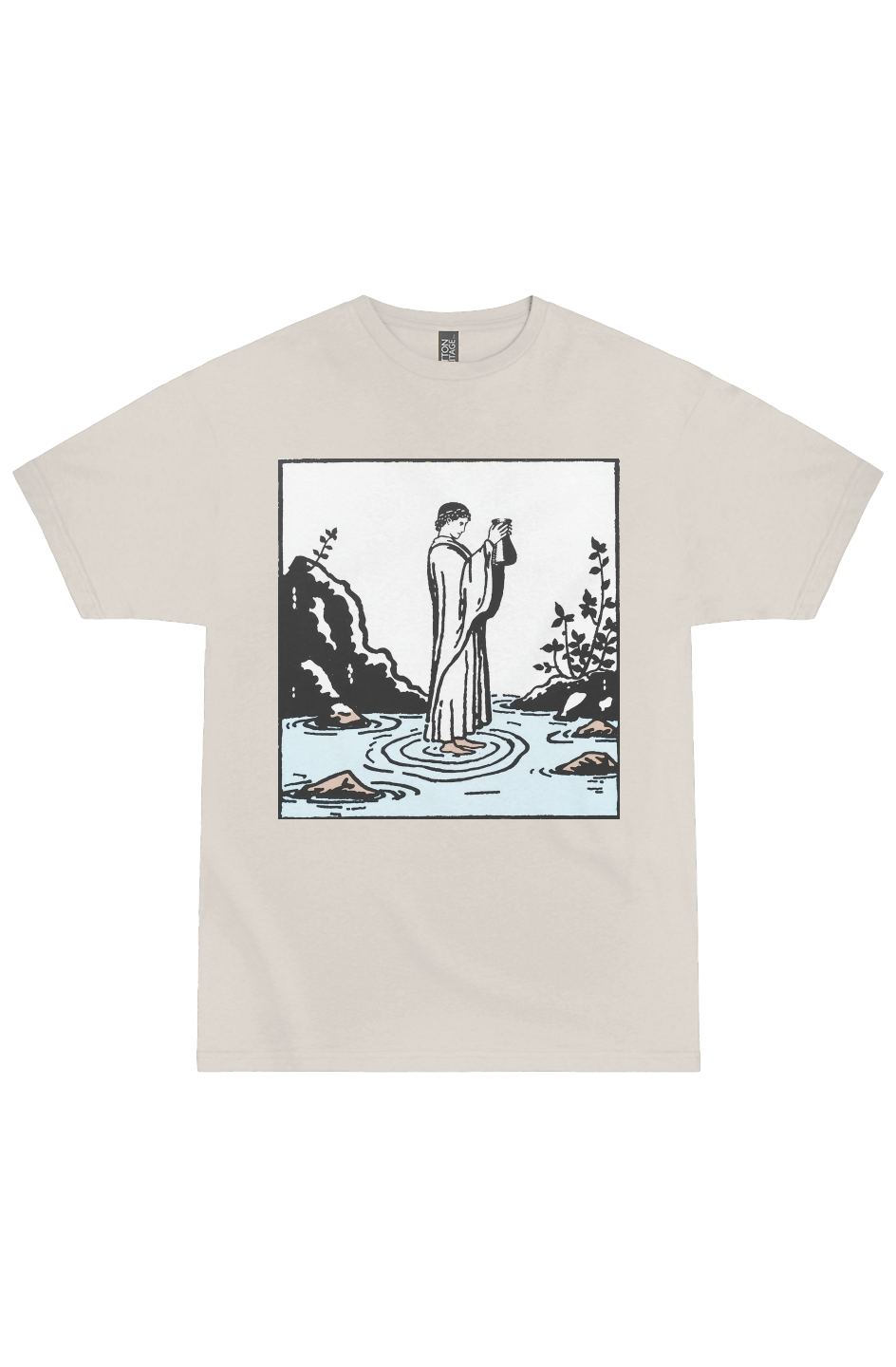 Aquarius Zodiac Woodcut Tee
