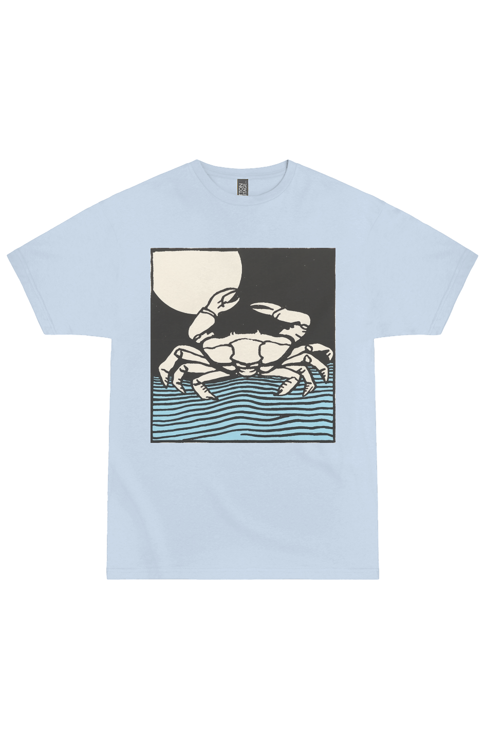 Cancer Zodiac Woodcut Tee
