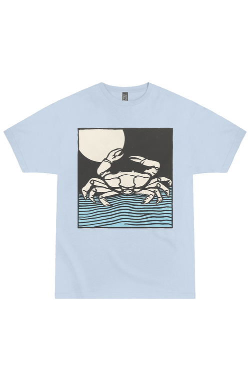 Cancer Zodiac Woodcut Tee