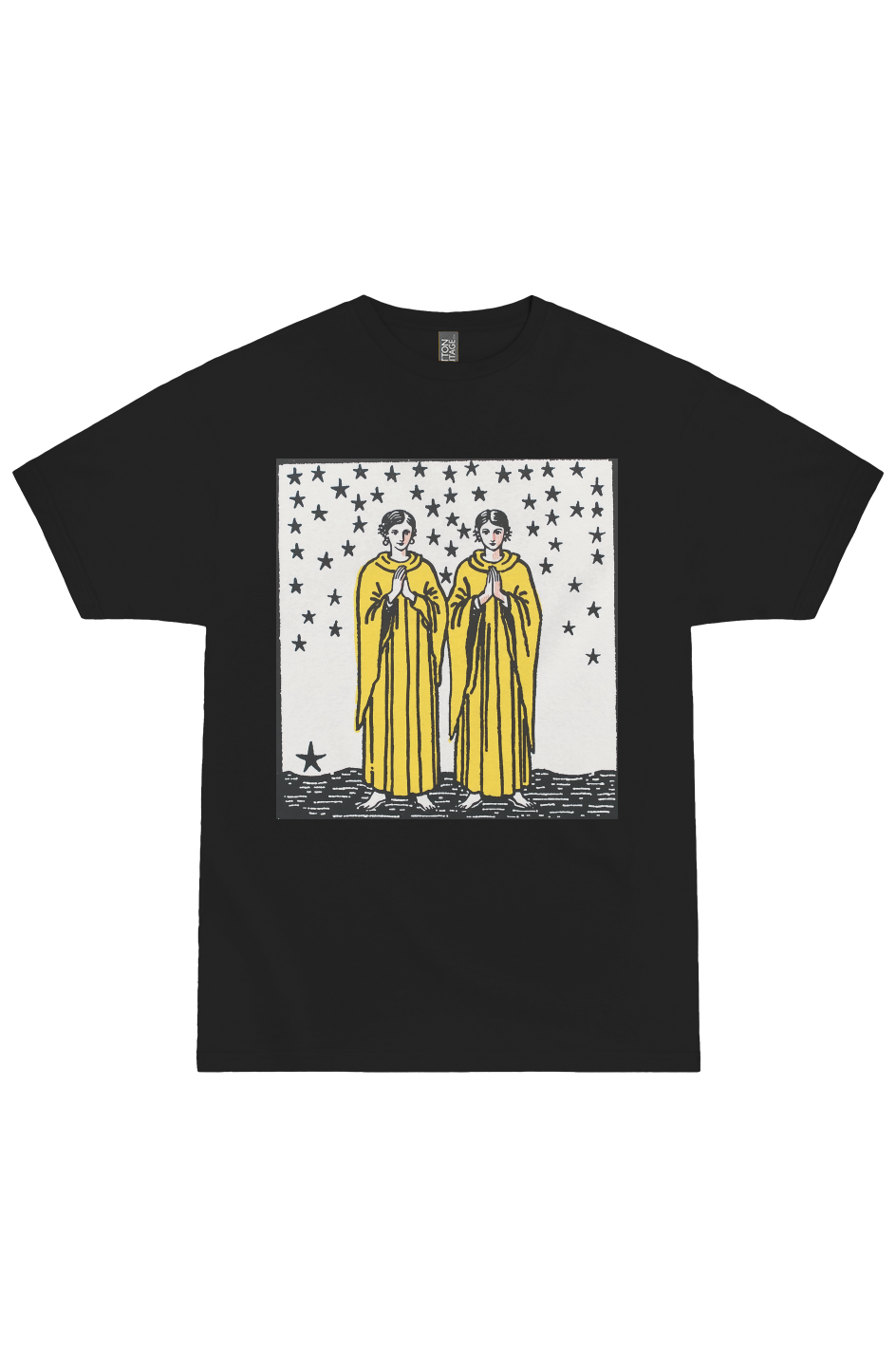 Gemini Zodiac Woodcut Tee