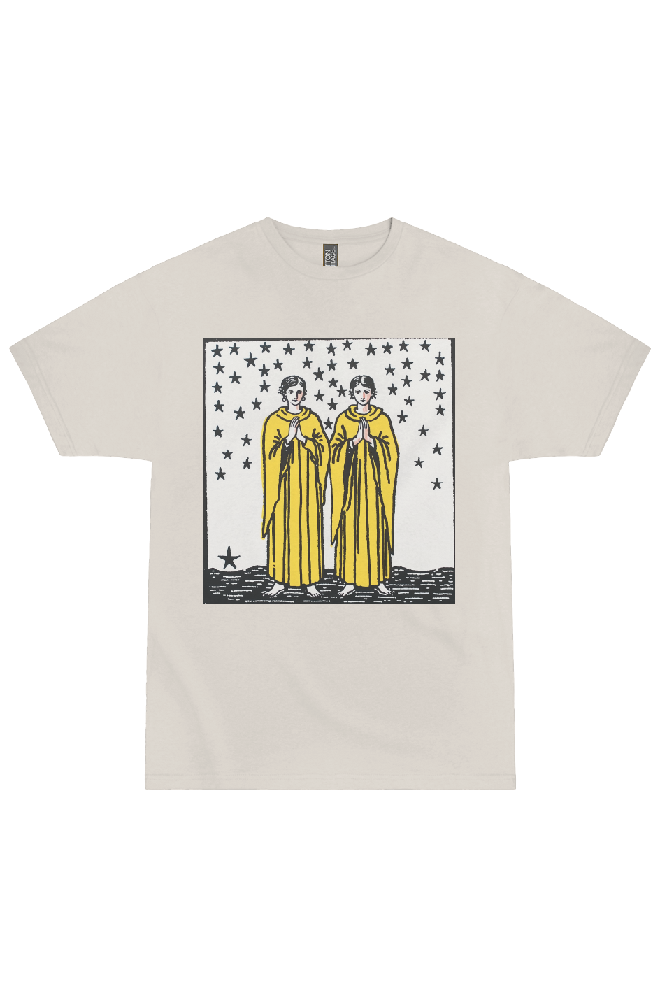 Gemini Zodiac Woodcut Tee