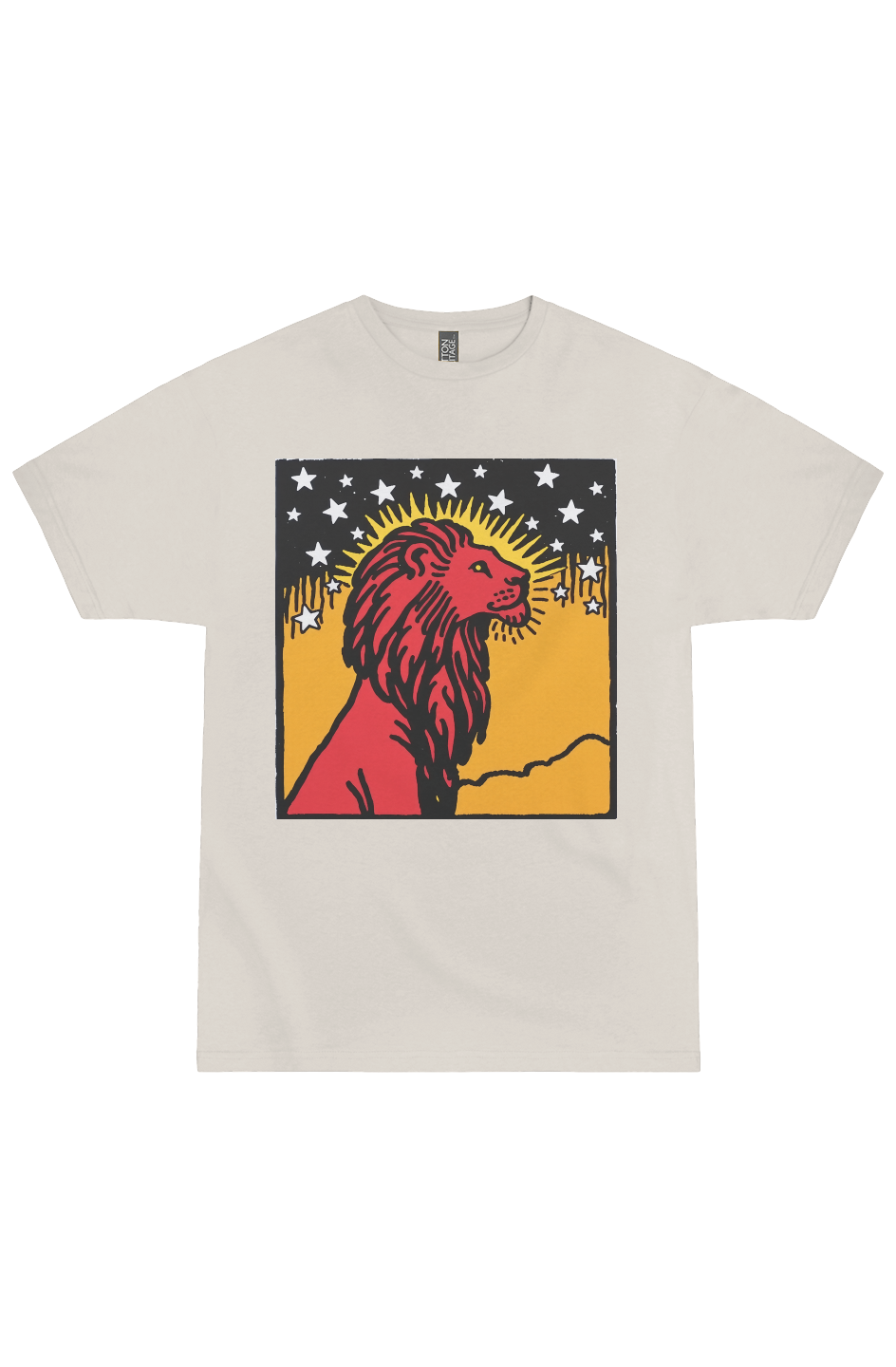 Leo Zodiac Woodcut Tee