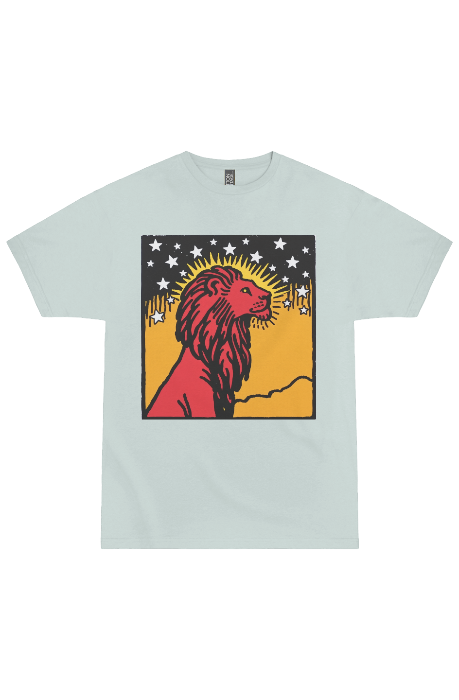 Leo Zodiac Woodcut Tee