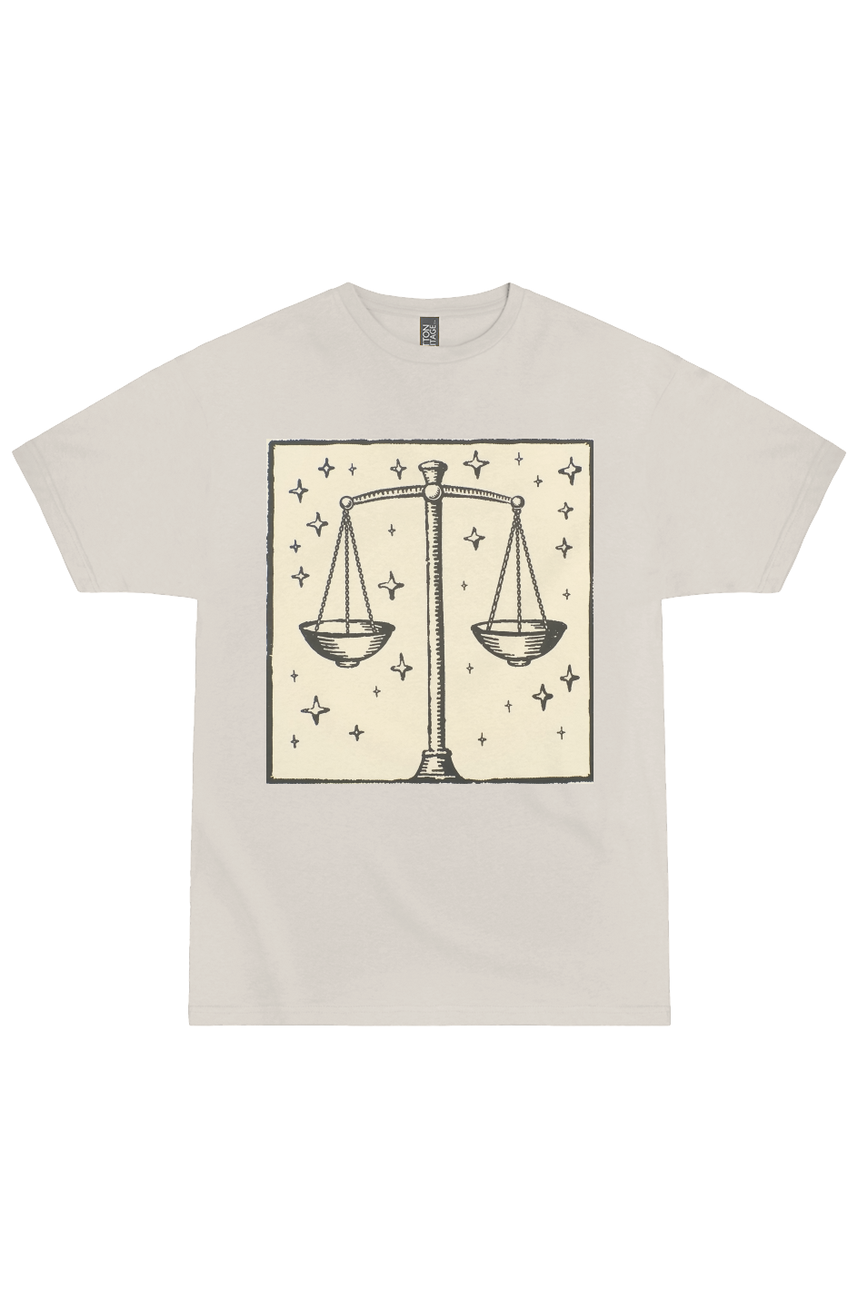 Libra Zodiac Woodcut Tee