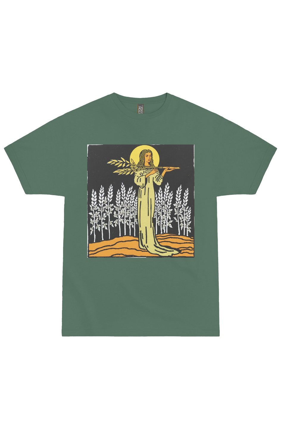 Virgo Zodiac Woodcut Tee