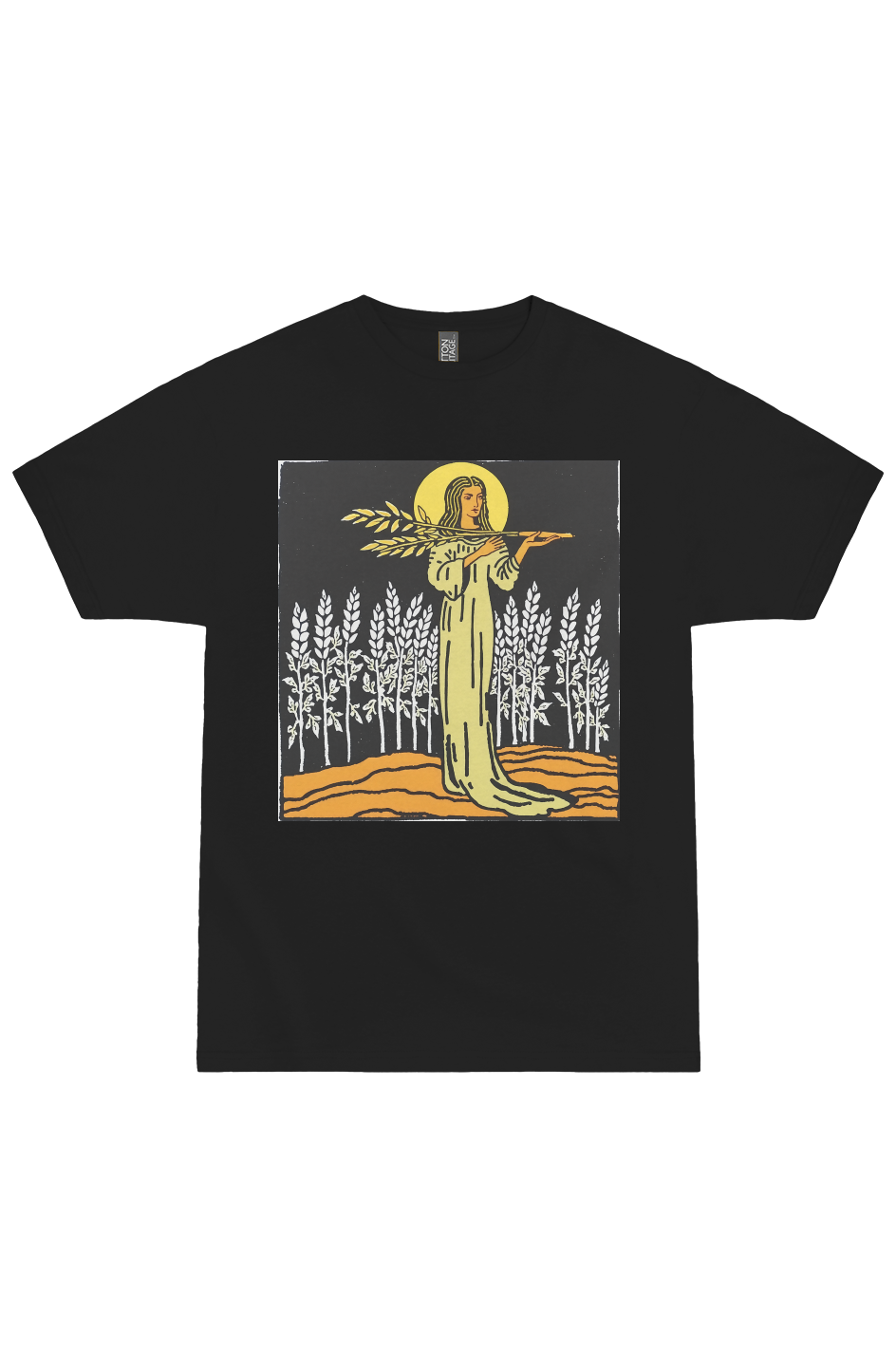 Virgo Zodiac Woodcut Tee